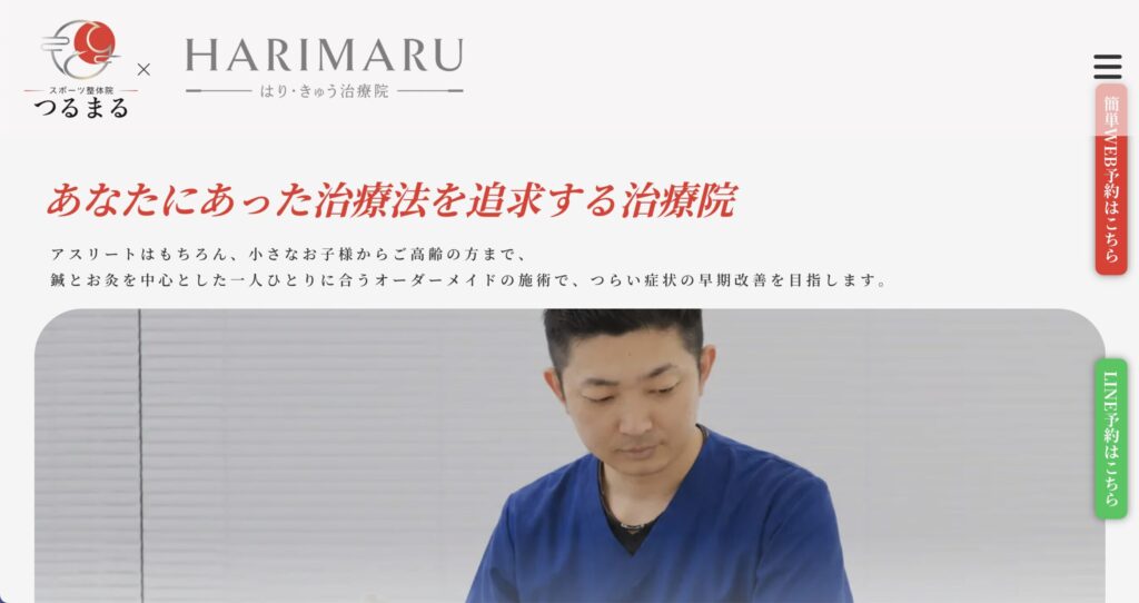 実績HARIMARUサイト